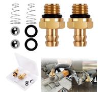 SPEEDWOX Kit inyector de jabón para lavadora a presión Reemplaza piezas 190593GS 190635GS 203640GS y 308452002 Accesorios de latón sin plomo rosca macho 1/8 pulgada-27