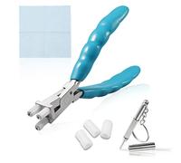 SPEEDWOX Lentes de 6 pulgadas,marco de ajuste de marco, puente, alicates de patilla, marcos de gafas ópticas, reparación de montaje y ajuste de herramientas manuales con destornillador y paño de gafas