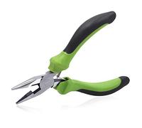 SPEEDWOX Mini alicates de punta larga de 4-1/2 pulgadas cortadores de alambre de precisión con resorte alicates de cuentas finas herramienta de fabricación de joyas de precisión