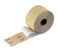 SPEEDWOX Rollo de papel de lija de grano 40 autoadhesivo PSA Stickyback papel de lija de 2-3/4 pulgadas de ancho y 10 yardas de largo para automóviles y carpintería, limas de aire de tablero largo,