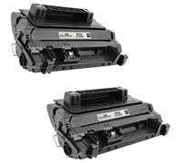 Speedy Inks - Cartucho de tóner Compatible para HP 90A CE390A (2 Unidades), Color Negro