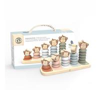 Speedy Monkey - Familia de Monos apilables - 25,5x8x13,5cm