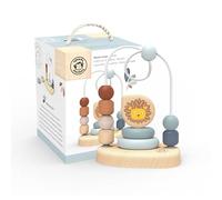 Speedy Monkey Lion Bead Maze, Colorful Wire Frame Toy with 7 Soft Beads, Promotes Dexterity, Hand-Eye Coordination & Color Recognition, Non-Toxic Paint, Ideal for Kids 1-3 Years