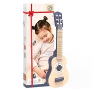 Speedy Monkey SP5002 - Guitarra (52 x 18 x 6,5 cm), Color Azul, Juguete de Madera para niños, Detalles encantadores, Gran Idea de Regalo
