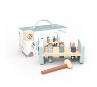 Speedy Monkey Tap Hammer Bench Banco de Martillo, 21,7 x 9,5 x 11 cm, Multicolor, Juguete de Madera para niños, Detalles encantadores, Gran Idea de Regalo, 1 EA (SP1014)