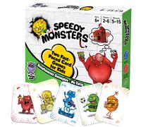 Speedy Monsters Kids Card Games de 6 a 8 aos 2 juegos divertidos de cartas de ritmo rpido para nios. Fcil de aprender. No se requiere lectura. Si