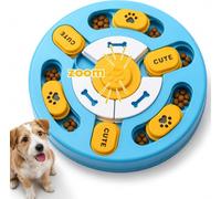Speedy Panther Juguete de rompecabezas para perros 3 en 1, alimentador de entrenamiento de coeficiente intelectual con chirriador