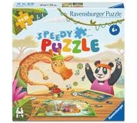 Speedy Puzzle - 12004171 de Ravensburger - 4 Rompecabezas de 35 Piezas y 32 fichas rápidas ¿Quién es el más rápido y GANA? para 2 a 4 Jugadores de 6 años o más.