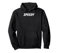 Speedy Racing Stripes - Estética de Velocidad gráfica Envejecida Sudadera con Capucha