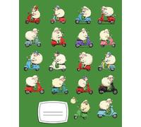 Speedy Sheep on Motorbikes Composition Notebook: Ready, Set, Baa! | 120 Pages | College Ruled | Turbo Wool Adventures | Sheep Riders: Write Your Story ... Time to Write! | for Kids, Boys and Girls
