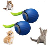 Speedy Tail 2.0 - Pelota interactiva para gatos, movimiento automático, rebote, bolas rodantes para mascotas, recargable por USB, pelota interactiva para perros, adecuada para gatitos y cachorros