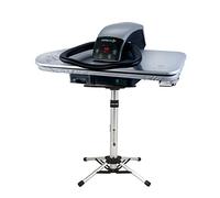Speedypress - Prensa de planchado a vapor 91HD, color plateado, resistente, profesional, 91 cm con soporte (+ accesorio de plancha gratis, filtro de agua anticalcáreo, cubierta de repuesto y fieltro