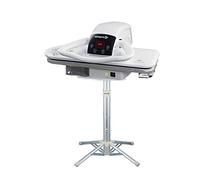 Speedypress - Prensa de vapor 71HD, color blanco, resistente, profesional, 67 cm con soporte (+ accesorio de hierro gratis, filtro de agua antical y cubierta de repuesto y fieltro de espuma)
