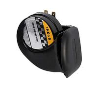Speeker de bocina de sirena de caracol universal, 115DB 510Hz Mini bocina de caracol electrónica ruidosa para motocicleta Altavoz de voz fuerte Mini bocina de aire electrónica ruidosa 12V 3.5A