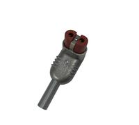 SPEEM | Enchufe metálico resistencia clavija 90° Jemi 25A | Para freidora | Resistencia clavija