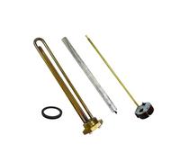 SPEEM | Kit Reparación Termo Eléctrico | Resistencia con vaina para termostato rosca 1¼” 1.5KW+ Ánodo de Magnesio 250mm+ Junta Gom Termostato Varilla 270mm | Termo Eléctrico | Repuesto Termo Agua