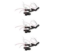 Speesy 18 Piezas Cableado Conector 1.5V AAA Batería Titular Plástico Caso Almacenamiento Caja - Negro