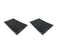 Speesy 2 Alfombrillas para Alfombrilla de Coche, Universal, para talón, Pedal, Alfombra de Antideslizante, Pedal - 25 x 16 cm