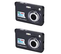 Speesy 2 x cámara digital con pantalla HD de 2,7 pulgadas cámara de vídeo anti-vibración cámara