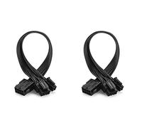 Speesy 2 x CPU 8 pines hembra a CPU ATX 8 pines + adaptador alargador convertidor de alimentación ATX 4 pines