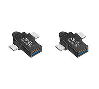 Speesy 2X Convertidor OTG De USB C A USB 3.0 Adaptador -OTG USB 2 En 1 Tipo C.