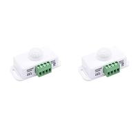 Speesy 2X DC 12V 24V PIR Sensor de Movimiento Función Controlador Interruptor LED Cuerpo Interruptor Infrarrojos Temporizador de Movimiento para Tiras LED