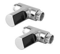 Speesy 2X Termómetro de Ducha con Pantalla LED, Medidor de Temperatura de Ducha de Electricidad Autogenerador de Flujo de Agua