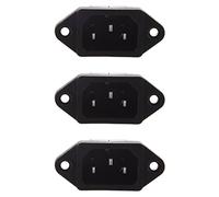 Speesy 3X Conector Entrada de Alimentacion Panel PCB IEC 320 C14 Macho 3