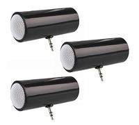 Speesy 3X Jack de 3.5mm Mini Altavoz Estéreo Reproductor Musical Portátil MP3 Altavoz Amplificador Altavoz para Teléfono Móvil Tablet PC Negro
