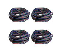 Speesy 4 x 4 pines cable extensión conector cordón para LED RGB tira 3528 5050 Conector colorido - 5M