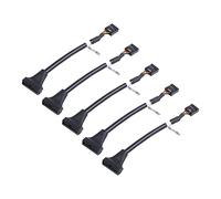 Speesy 5 unidades 15 centímetros USB 3.0 A 20 Pin Conector A USB 2.0 9 Pin Hembra Adaptador