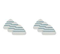 Speesy 6 piezas de fregona de vapor almohadillas de repuesto triángulo paño lavable para la limpieza del suelo en microfibra fregona cabeza almohadilla mopa un vapor accesorios