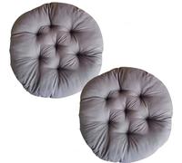 SPeesy Cojín Decorativo de Asiento, Pack 2 Cojines Redondos de 40cm/15.7in, Relleno de Algodón PP, Adecuado para Decoración al Aire Libre y Interior