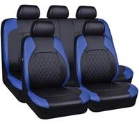 SPEESY Cuero Funda Asiento Coche para VW Volkswagen T-Cross T-Roc T-Roc Sport Caravelle Sharan Passat S,5 plazas Impermeable Apto para Todas Las Estaciones-Azul