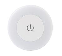 Speesy Luces nocturnas LED con sensor táctil, 3 modos, base magnética, luz de pared recargable por USB, redonda, portátil, atenuación, luz suave cálida