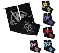 sPeesy Minus Two Cargo Y2K Hombre 2023 Pantalones de chándal Cargo Y2k Vaqueros Baggy,Harajuku Denim Negro Estampado Holgado Hombres Falda Pantalones Rectos con Pierna Ancha,Hip Hop Pantalones Cargo