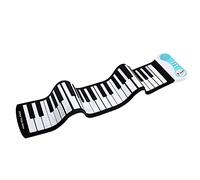 Speesy Piano Enrollable Flexible de 37 Teclas, Teclado Suave ElectróNico de Silicona PortáTil, Piano Sin BateríA, Piano Enrollado una Mano