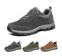 sPeesy Zapatos de trekking para hombre, exteriores, verano, pies anchos, botas de senderismo, botas de trekking, impermeables, transpirables, zapatos de senderismo, zapatos ligeros, antideslizantes,