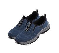 sPeesy Zapatos ortopédicos para hombre, zapatos ligeros para hombre, zapatillas de senderismo al aire libre, zapatos de senderismo para hombre, impermeables, zapatos de lona extra anchos, zapatos para