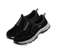 sPeesy Zapatos ortopédicos para hombre, zapatos ligeros para hombre, zapatillas de senderismo al aire libre, zapatos de senderismo para hombre, impermeables, zapatos de lona extra anchos, zapatos para