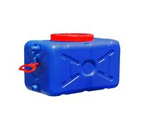 SPEGZ Contenedor de Agua Agua Plastico Portador 25L/45L/80L/110L/160L Depósito De Agua Tanque De Agua del Coche Engrosado Bidón Plástico con Grifo Envase Agua Que Acampa Bidón(Size:Type 25)