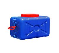 SPEGZ Contenedor de Agua Agua Plastico Portador 25L/45L/80L/110L/160L Depósito De Agua Tanque De Agua del Coche Engrosado Bidón Plástico con Grifo Envase Agua Que Acampa Bidón(Size:Type 50)