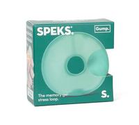 SPEKS Gump Loop | Cristal | Juguete para ansiedad Ultra Suave para Adultos y Adolescentes | Juguete Divertido para aliviar el estrés y Escritorio del tamaño de la Palma | Bucle de Memoria exprimible