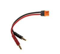 Spektrum Adaptador: batería IC3/balas Macho de 4 mm con Cables de 6 ", 13 AWG