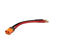 Spektrum Adaptador: Dispositivo IC5/bolas Macho de 4 mm con Cables de 6 ", 10 AWG