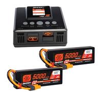 Spektrum Smart Powerstage 4S Surface Bundle 2 G2 5000mAh 2S LiPo IC5 & S250 Charger EU SPMXPSS500I Powerstage