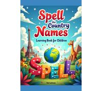 Spell the country names learning book for children