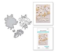 Spellbinders Anémonas, Metal, Gris, GREY