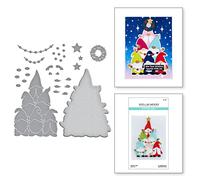 Spellbinders - Árbol de gnomo- Gnomo para Navidad