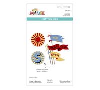 Spellbinders Banderas y pancartas grabadas de The Say Cheese Classic Mouse Collection